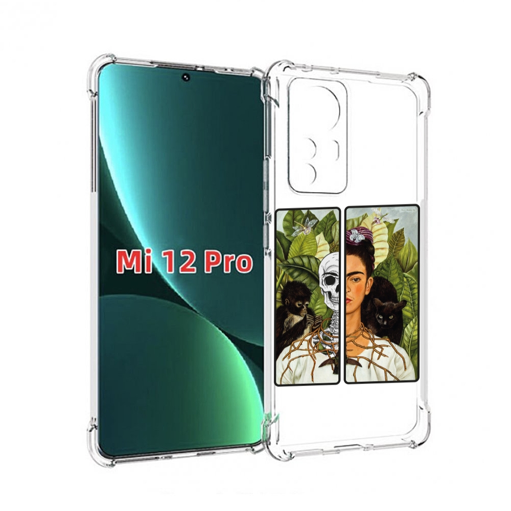

Чехол MyPads сдвоенная картинка девушка скелет для Xiaomi 12S Pro, Прозрачный, Tocco