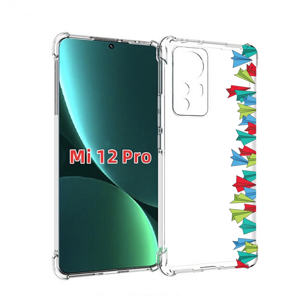 

Чехол MyPads самолетики из листочков для Xiaomi 12S Pro, Прозрачный, Tocco