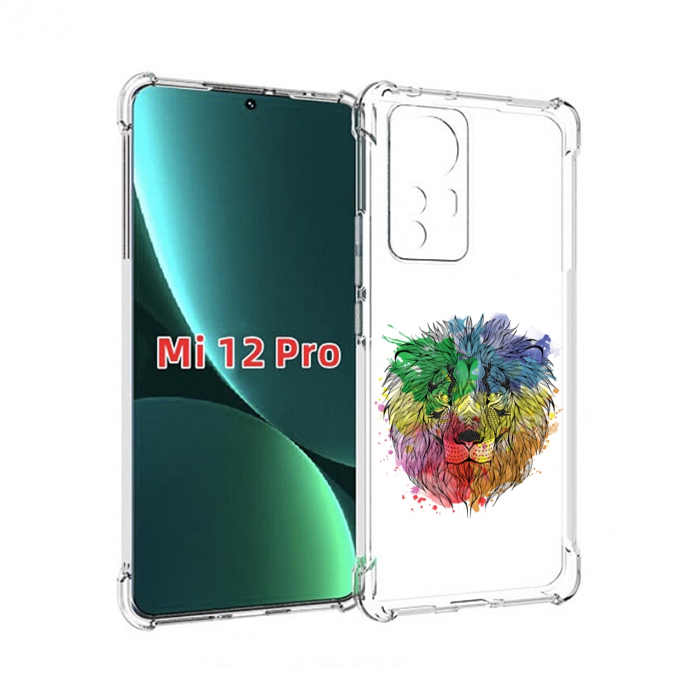 

Чехол MyPads разноцветный гордый лев для Xiaomi 12S Pro, Прозрачный, Tocco