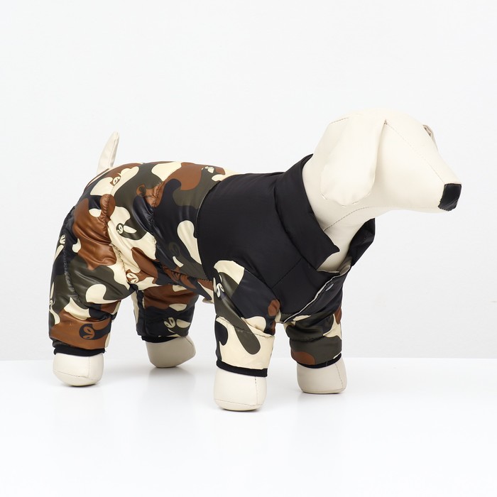 

Комбинезон Умка размер 14 ДС 32 см, ОГ 42 см, ОШ 31 см, камуфляжный, Коричневый;зеленый