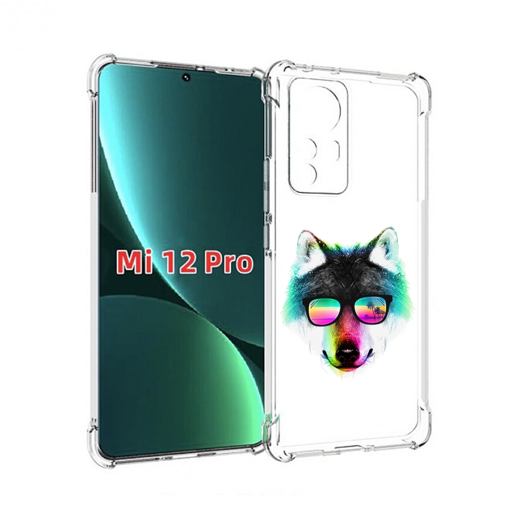 

Чехол MyPads радужный волк для Xiaomi 12S Pro, Прозрачный, Tocco