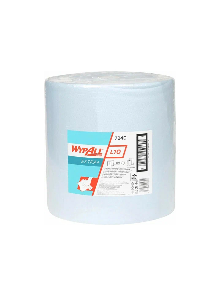 

Материал протирочный WypAll L10 Extra+ голубой 1000л/рул 7240, 1605794