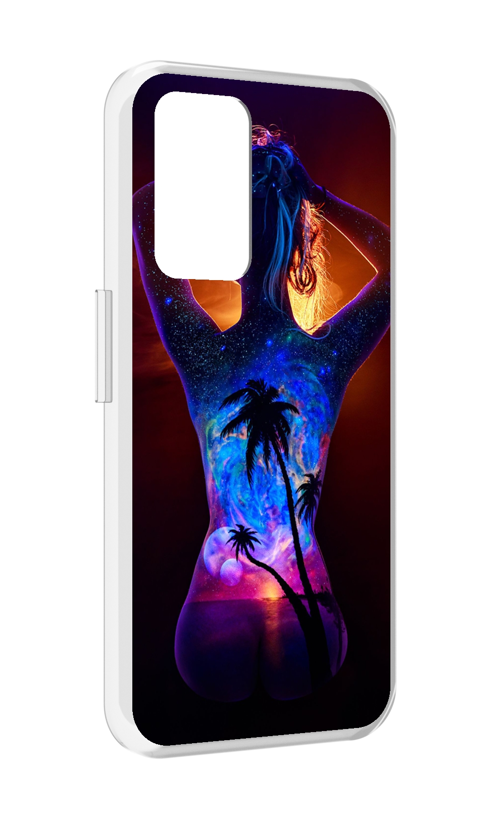 

Чехол MyPads Девушка-и-пальмы женский для Realme GT Neo3T, Прозрачный, Tocco