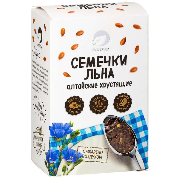 Алтайские хрустящие Семечки льна 100 г 260₽