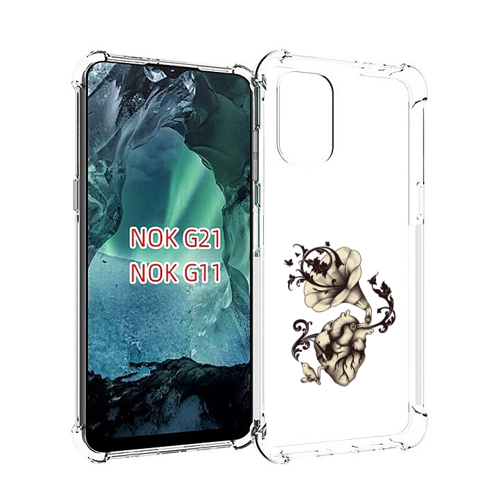 

Чехол Mypads Граммофон Для Nokia G11/G21, Прозрачный, Tocco