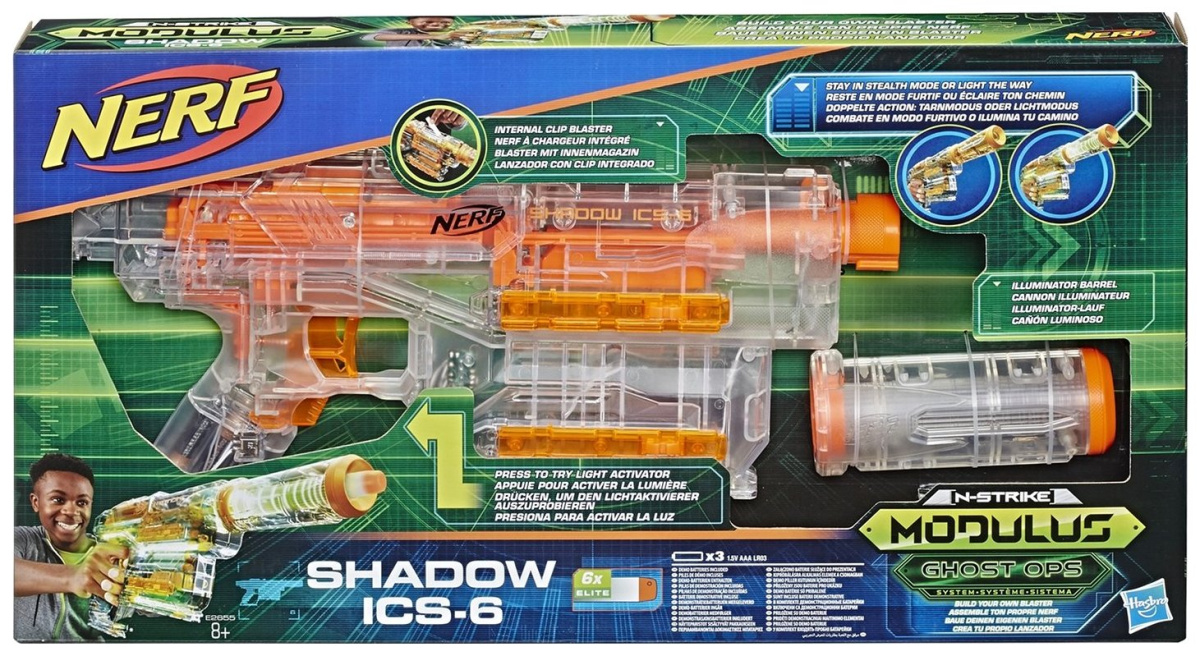 

Игрушечный бластер Hasbro Nerf E2655 Нерф Модулус Шэдоу E0733