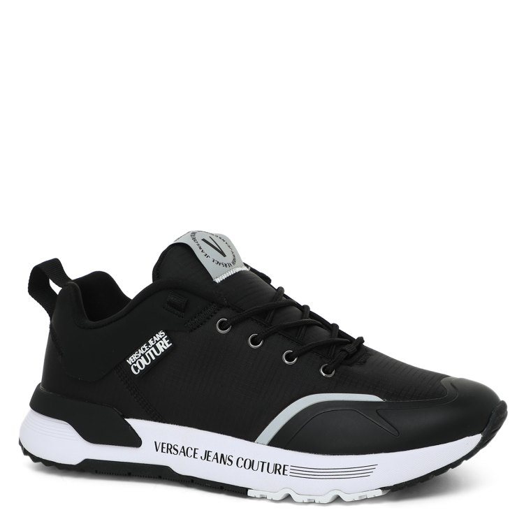 

Кроссовки мужские Versace Jeans Couture 74YA3SA2 черные 39 EU, Черный, 74YA3SA2