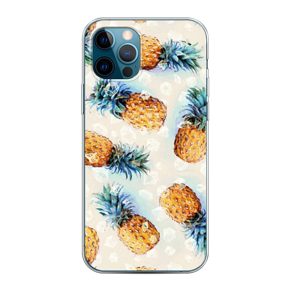 

Чехол Awog на Apple iPhone 12 Pro / Айфон 12 Pro "Ананасы", Разноцветный, 12850-3
