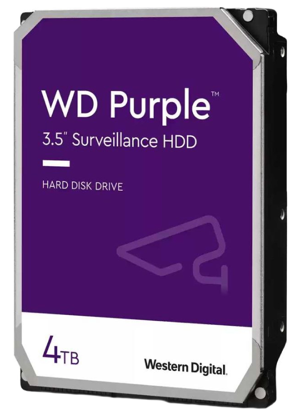 Жесткий диск WD Original SATA-III 4Tb WD40PURZ V eo Purple (5400rpm) 64Mb 3.5