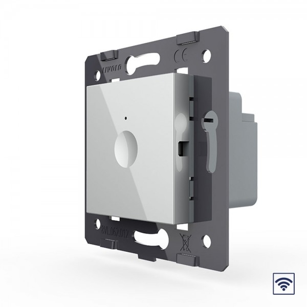 

1 кл. сенс. выкл. Livolo Module с функц. радиоупр., цв. серый (мех.) VL-P7-01R-15