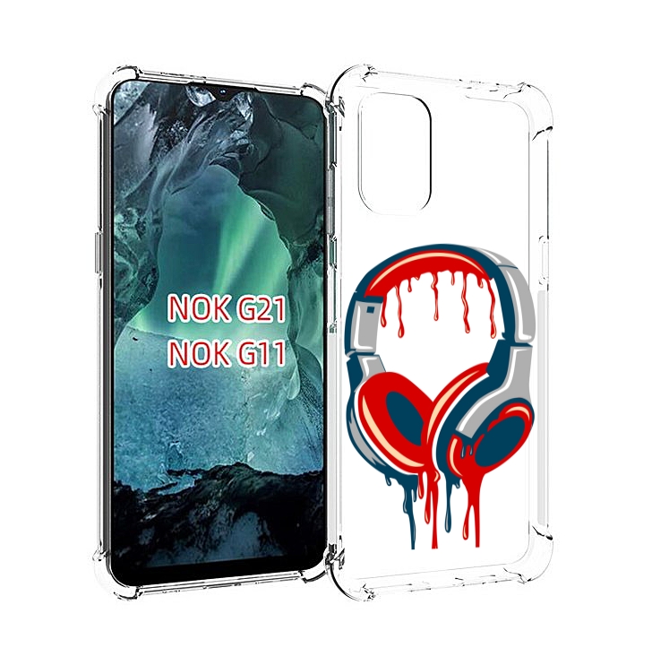 

Чехол Mypads Не Делай Громко Для Nokia G11/G21, Прозрачный, Tocco