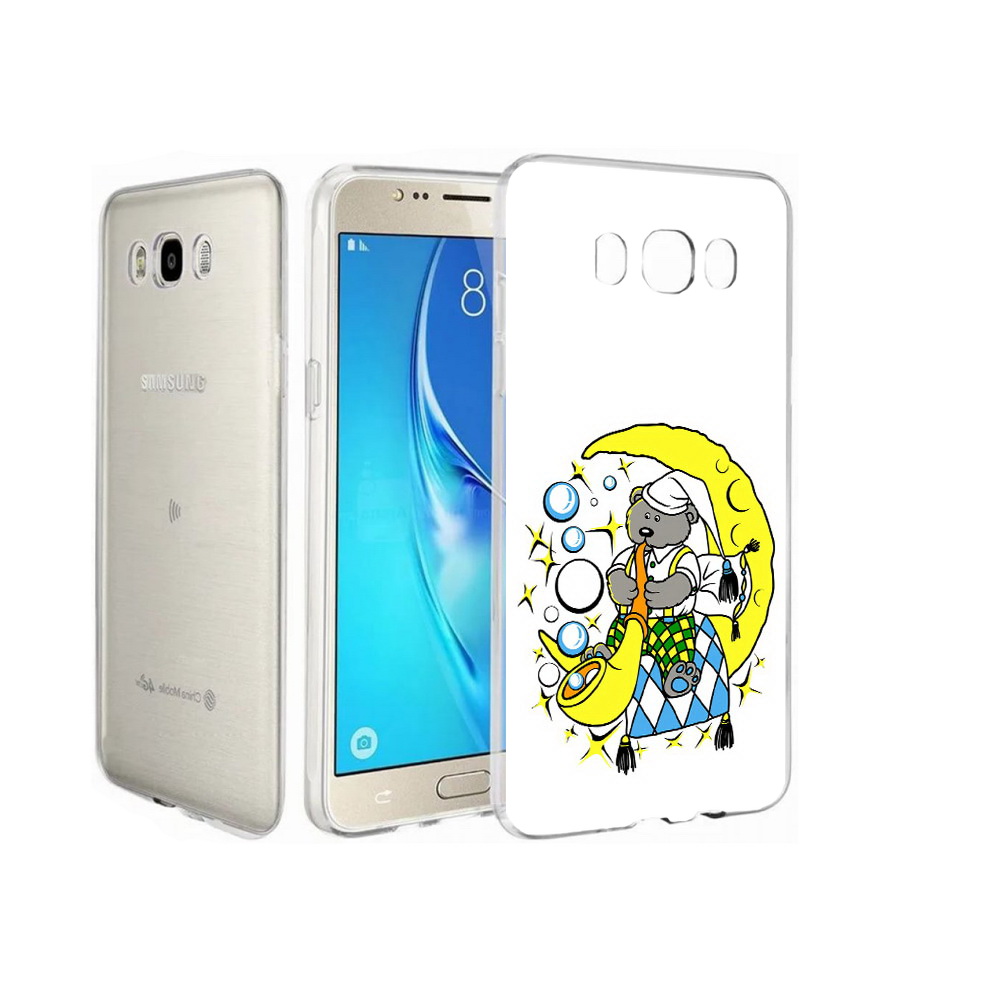

Чехол MyPads Tocco для Samsung Galaxy J7 Сырная луна, Прозрачный, Tocco