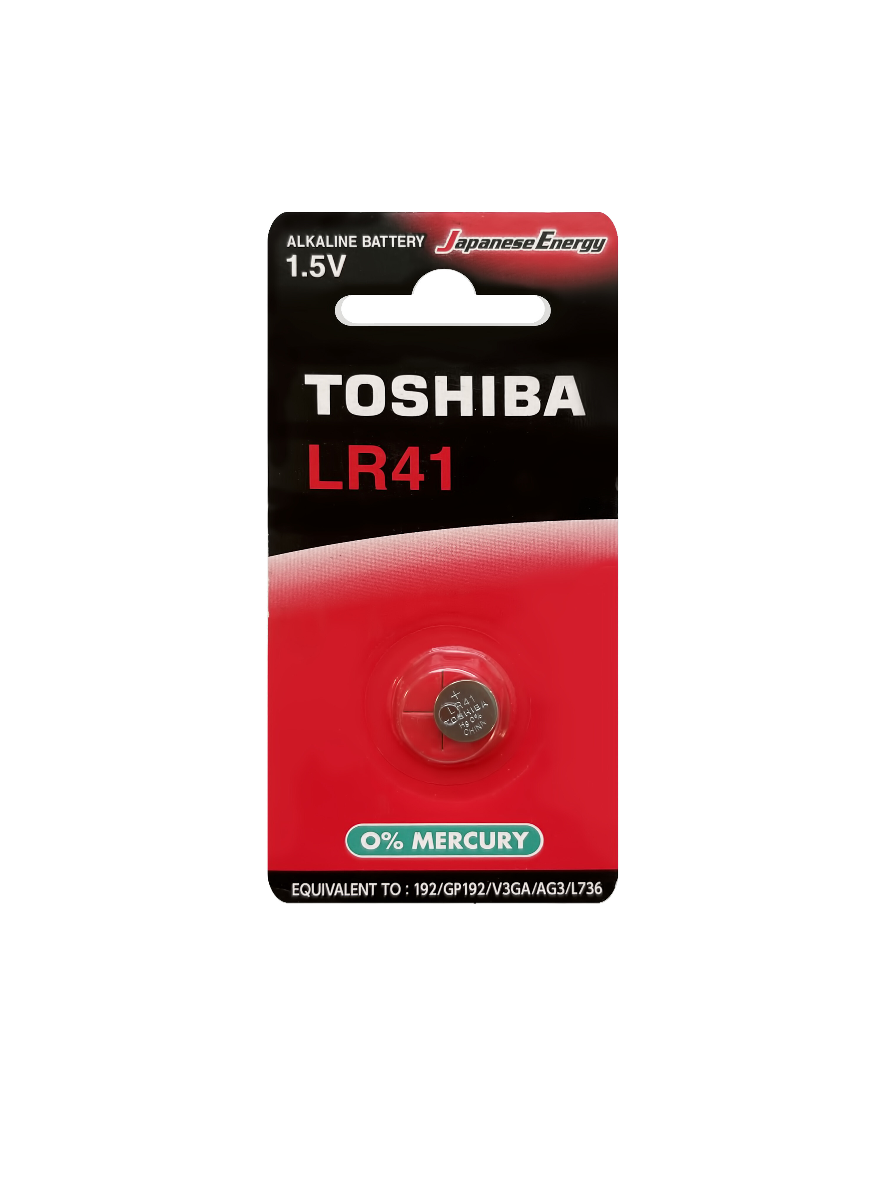 фото Батарейка toshiba lr41 щелочная (alkaline) таблетка special (1шт) lr41 1,5v