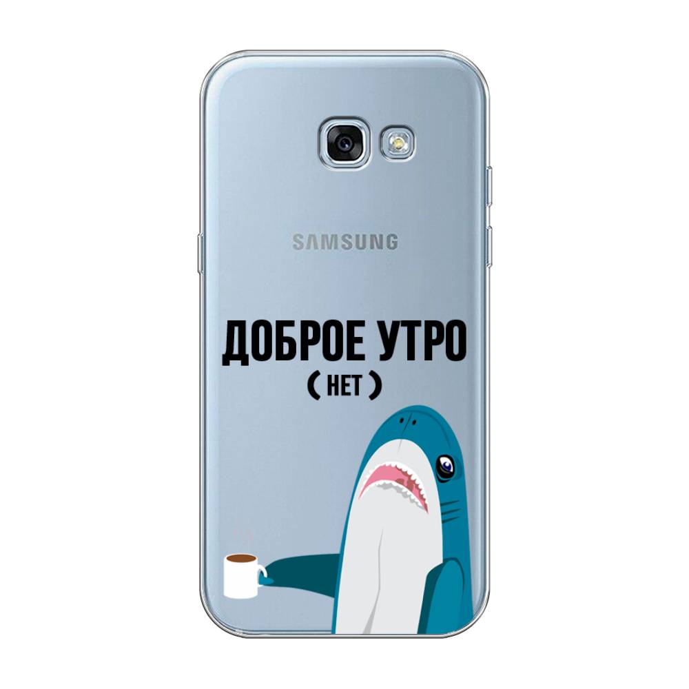 

Чехол Awog на Samsung Galaxy A3 2017 / Самсунг A3 2017 "Доброе утро", Синий;белый;черный, 20350-2