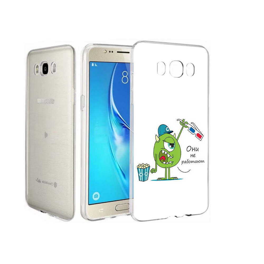 

Чехол MyPads Tocco для Samsung Galaxy J7 Очки не работают, Прозрачный, Tocco