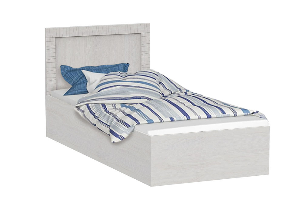 

Кровать Вирджиния 0.9 м ясень анкор светлый / сандал светлый, Бежевый