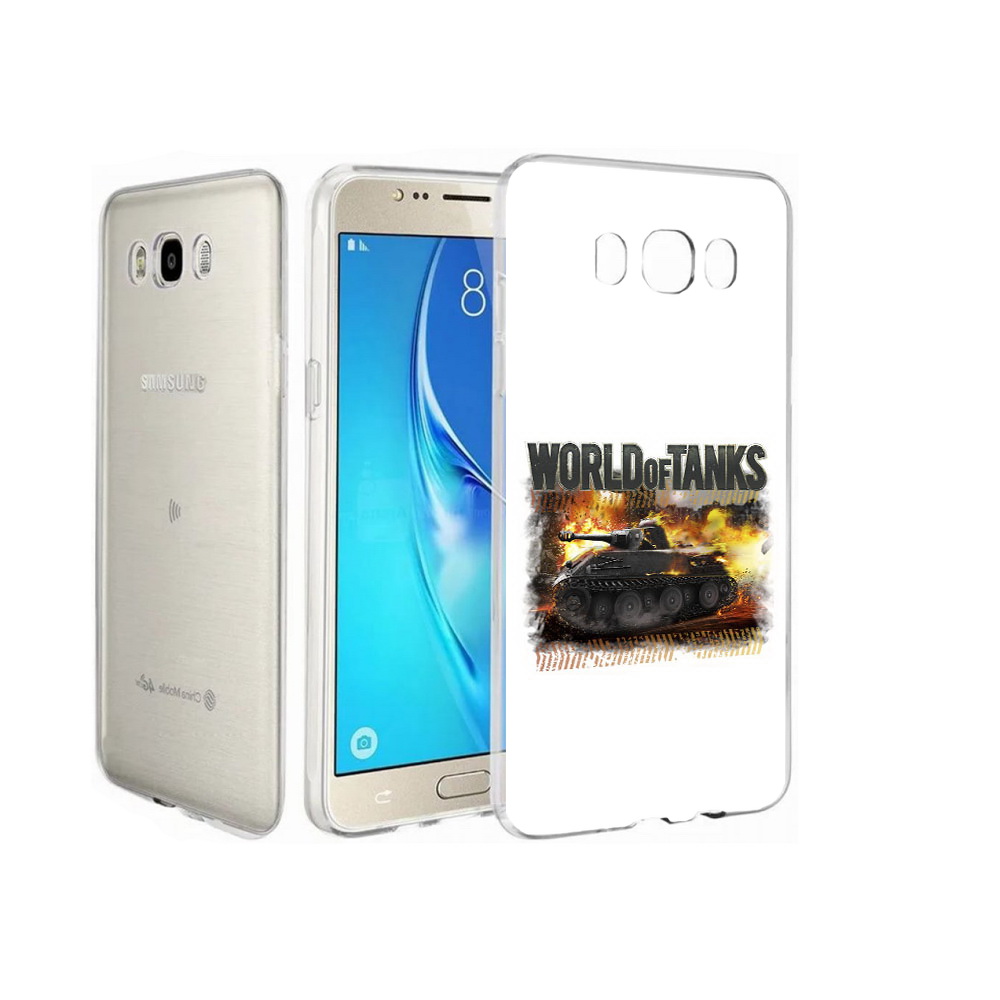 

Чехол MyPads Tocco для Samsung Galaxy J7 Мир танков-2, Прозрачный, Tocco