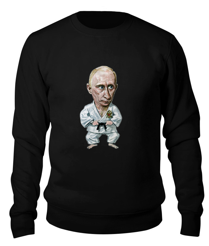 

Свитшот унисекс Printio Путин черный XS, Путин