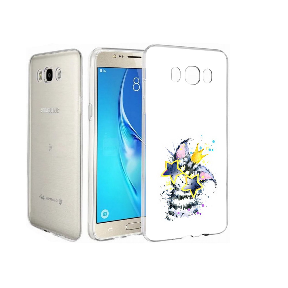 

Чехол MyPads Tocco для Samsung Galaxy J7 Мартовский Нуся, Прозрачный, Tocco