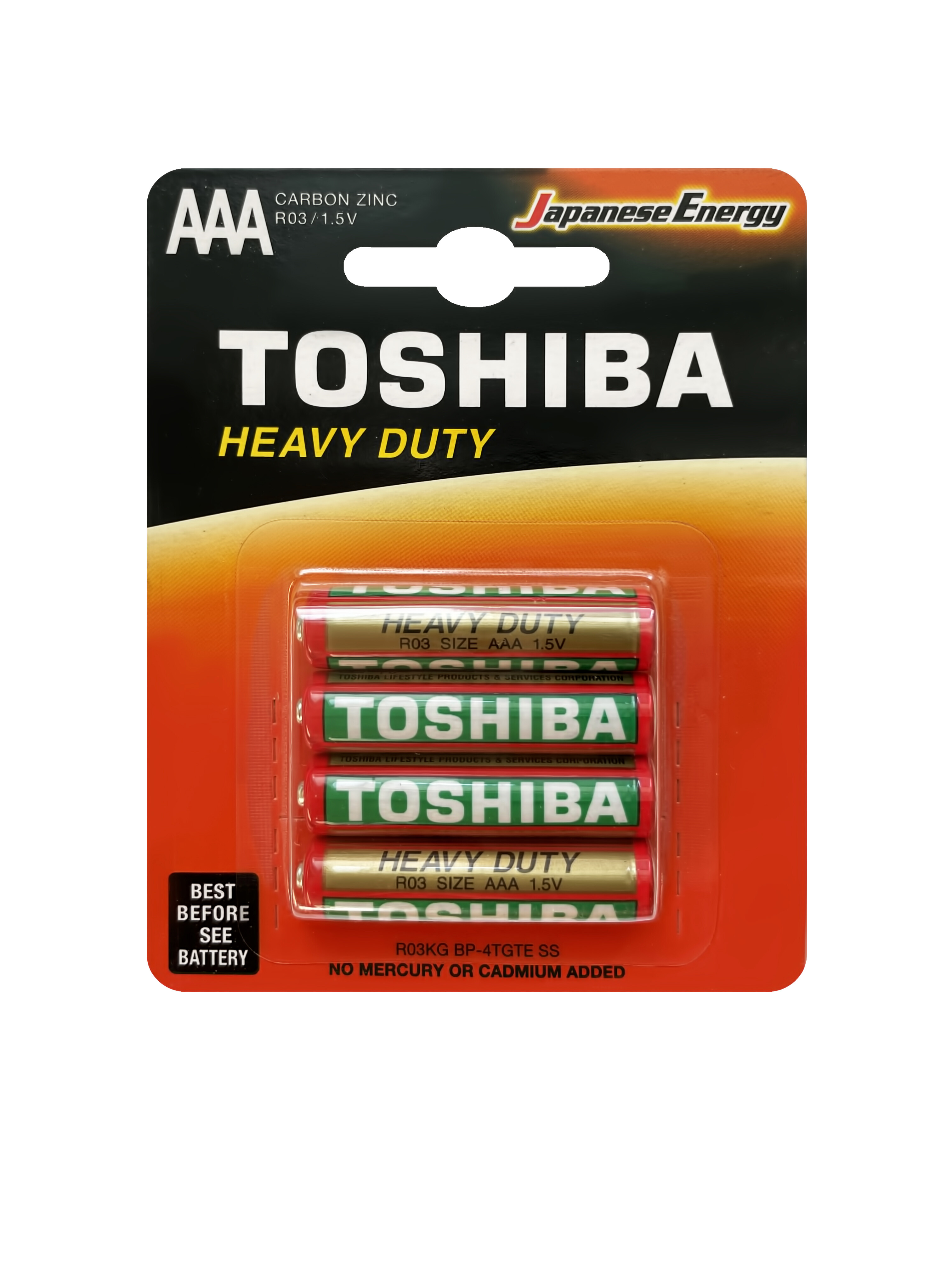 Батарейки Toshiba R03 солевые (zinc) МИЗИНЧИК Heavy Duty (4шт) AAA 1,5V батарейки toshiba cr1616 литиевые special отрывной cr1616 3v 5шт