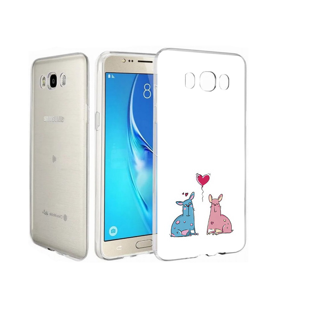 Чехол MyPads Tocco для Samsung Galaxy J7 Лама любовь