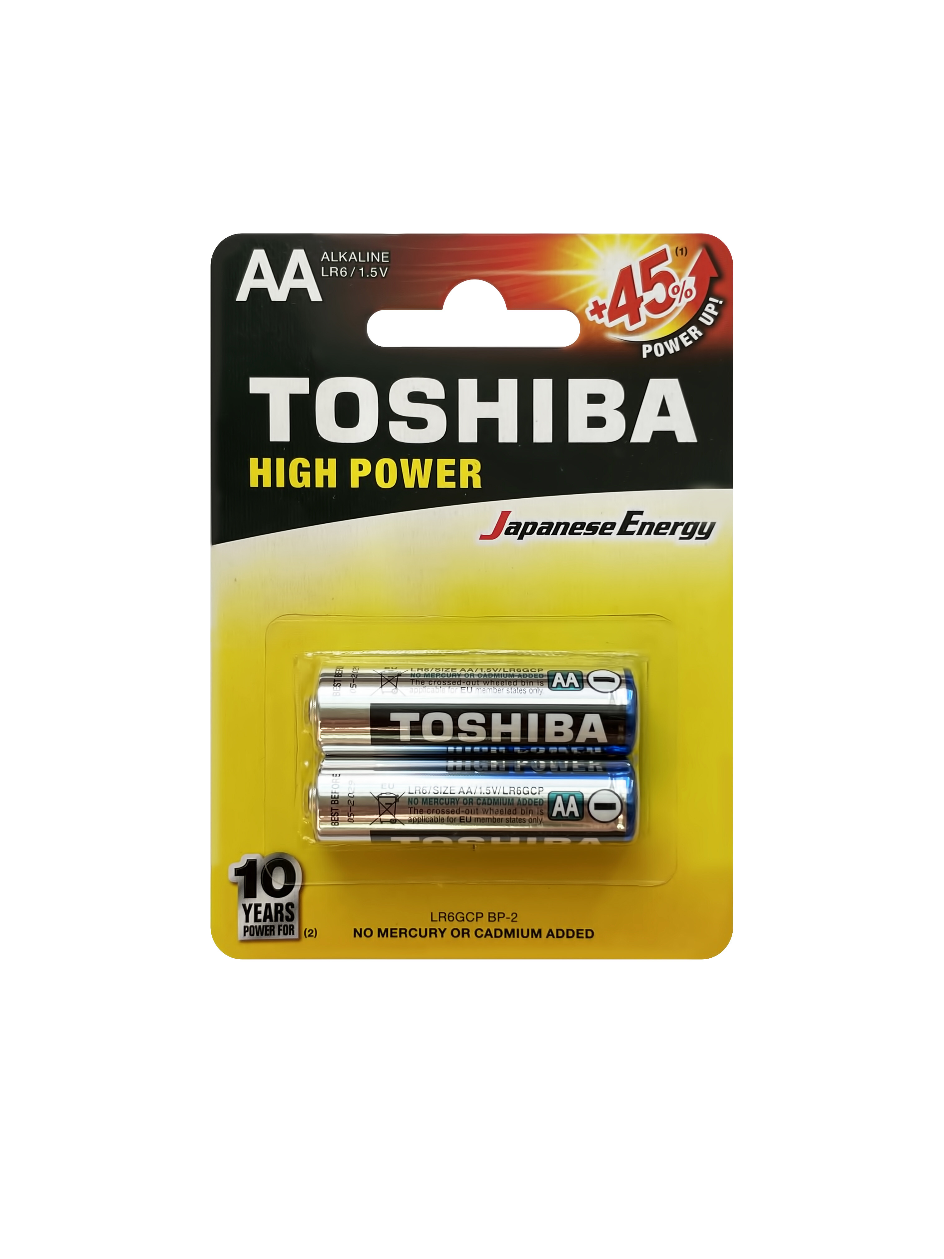 Батарейки Toshiba LR6 щелочные (alkaline) ПАЛЬЧИК High Power (2шт) AA 1,5V батарейки toshiba lr20 щелочные alkaline бочка high power 2шт d 1 5v