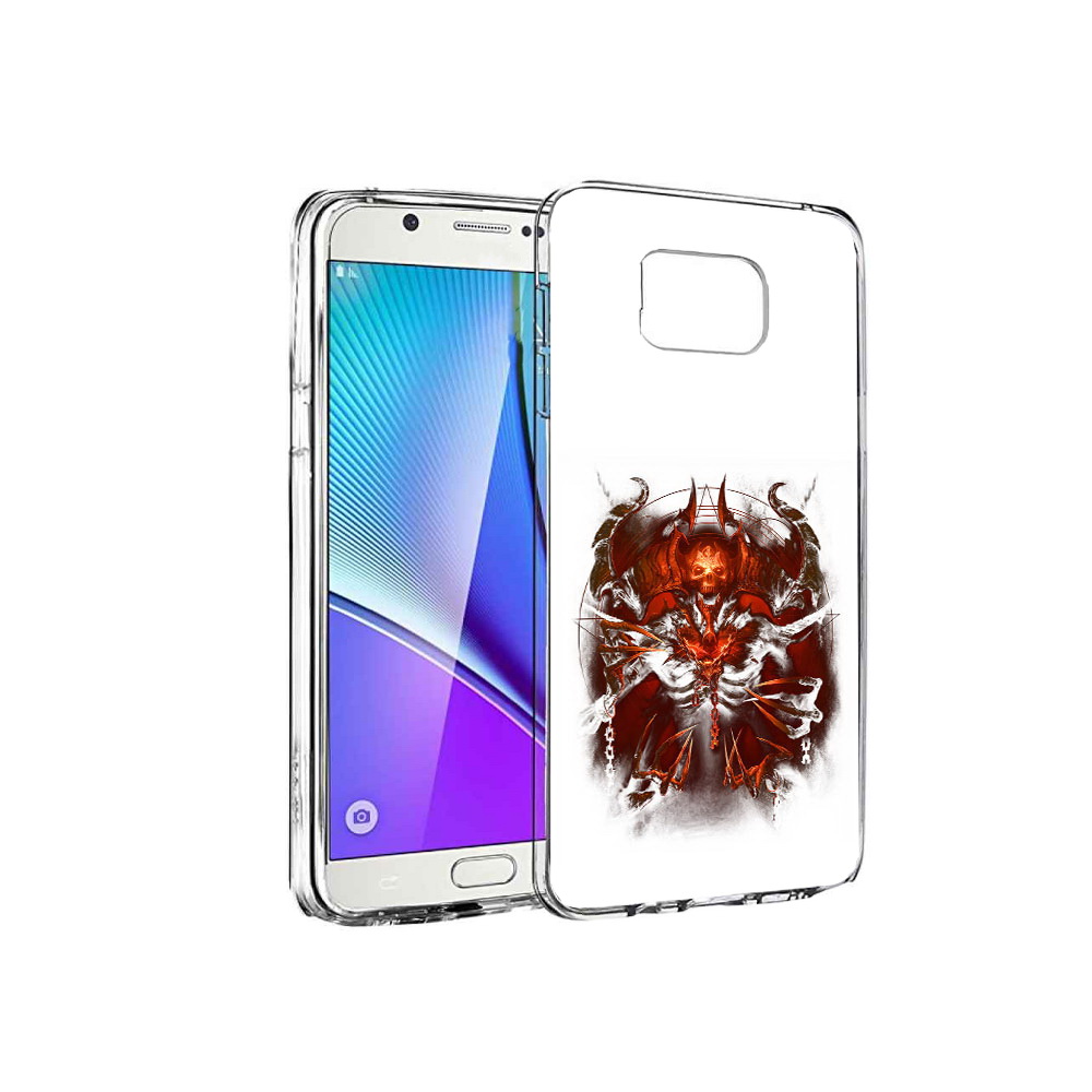 

Чехол MyPads Tocco для Samsung Galaxy Note 5 яркий демон, Прозрачный, Tocco