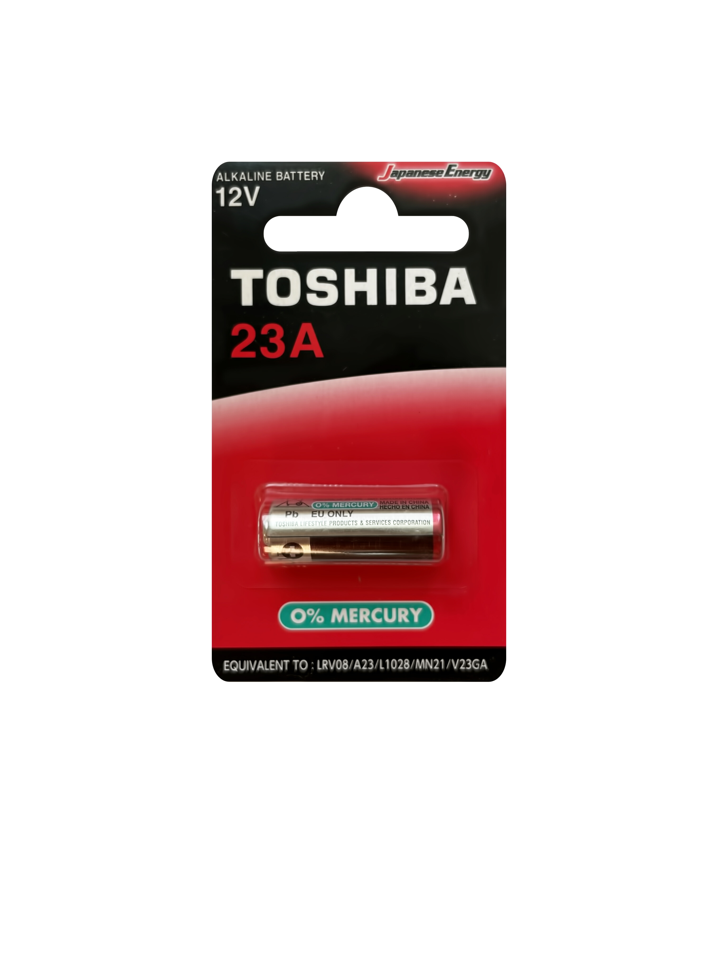 фото Батарейка toshiba 23a щелочная (alkaline) special (1шт) 23а 12v