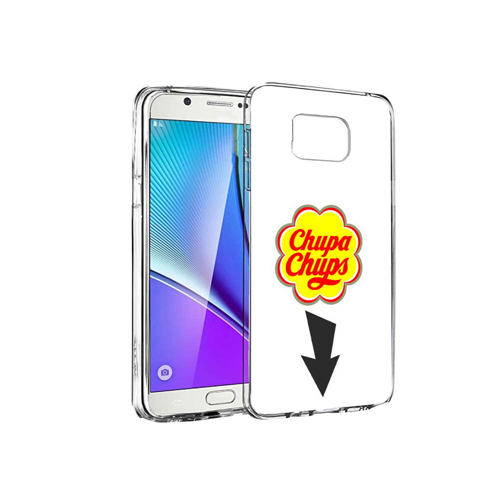 

Чехол MyPads Tocco для Samsung Galaxy Note 5 чупа чупс, Прозрачный, Tocco