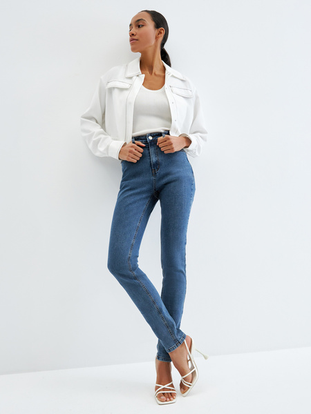 

Джинсы женские ZARINA 3224493793 синие S, Синий, 3224493793
