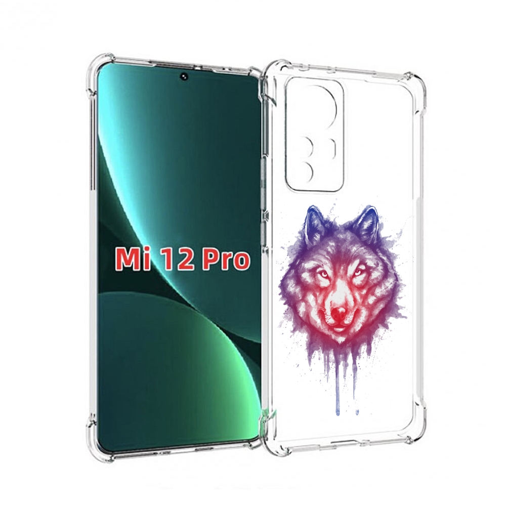 

Чехол MyPads пушистый волк для Xiaomi 12S Pro, Прозрачный, Tocco