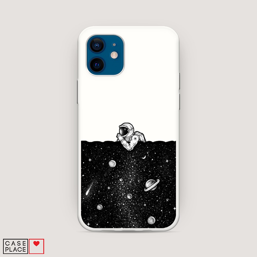 

Матовый силиконовый чехол "Космический сон" на Apple iPhone 12, 12557-1