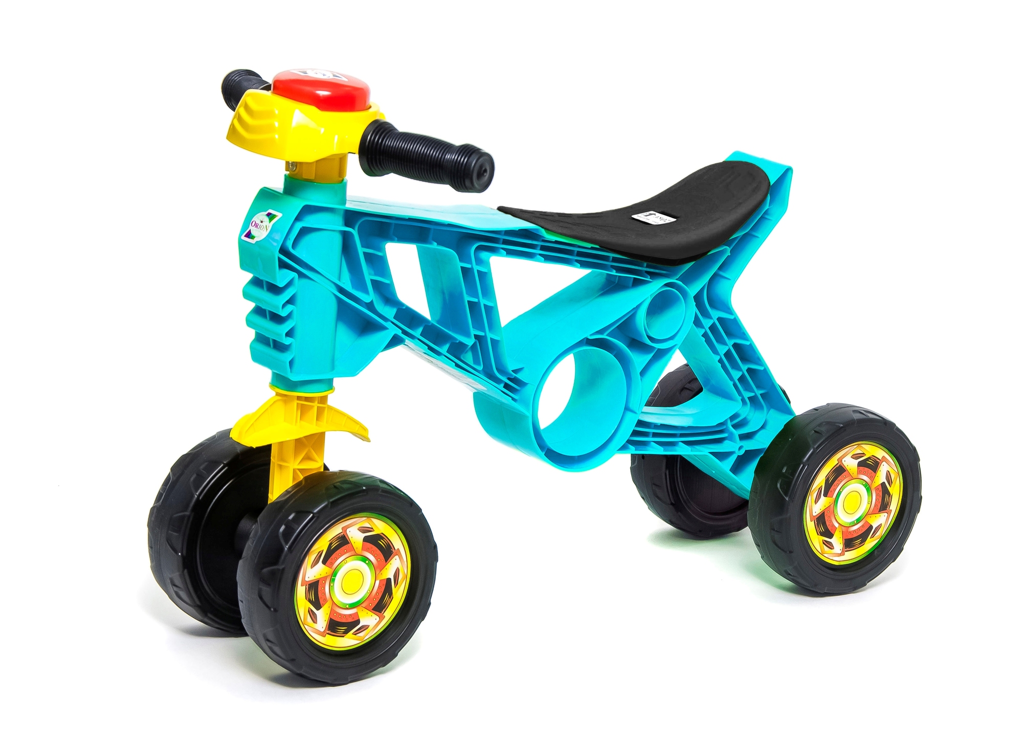 

Каталка-мотоцикл четырёхколёсный "Orion toys", цвет: бирюзовый