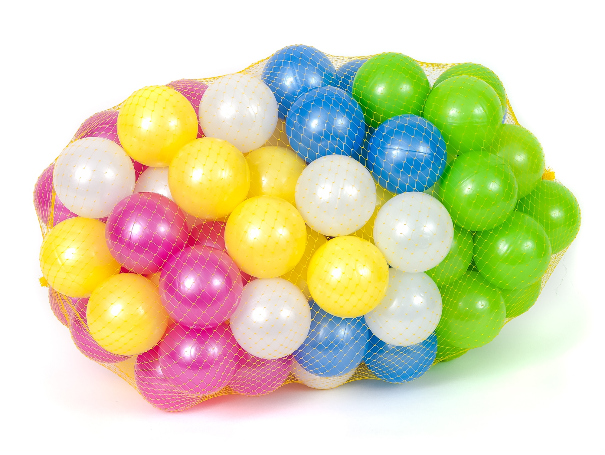 фото Набор шариков для сухого бассейна, 7 см, цвет: перламутовый, 96 штук orion