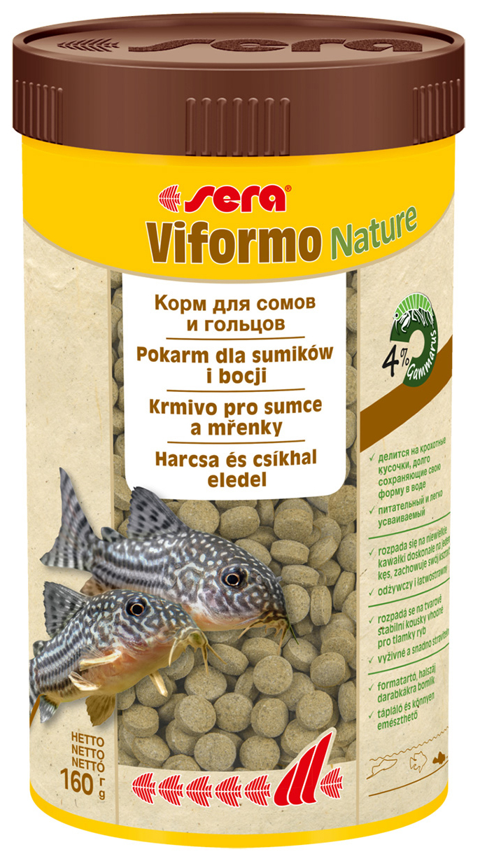 фото Корм для аквариумных рыбок sera viformo таблетки, 2 шт по 250 мл