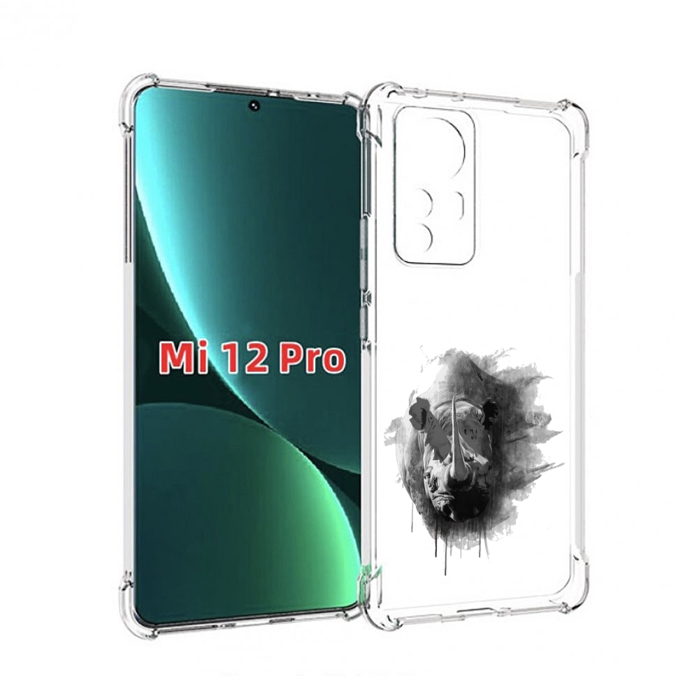 

Чехол MyPads носорог для Xiaomi 12S Pro, Прозрачный, Tocco
