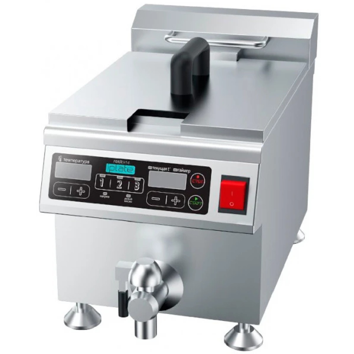 

Фритюрница Iplate FRAER-V8 серый, FRAER-V8