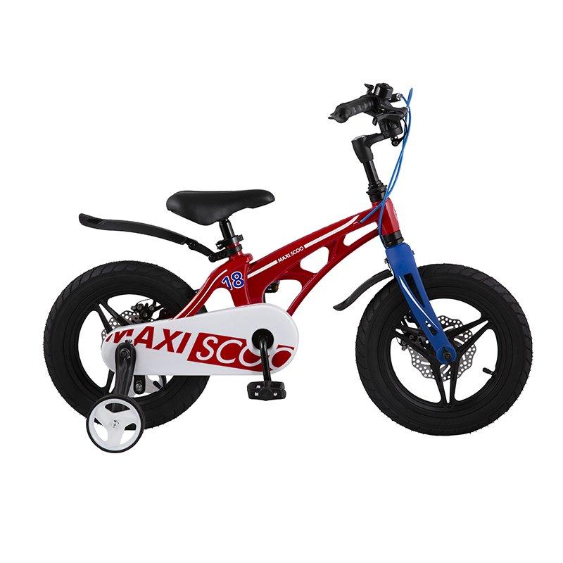 фото Велосипед детский "cosmic. делюкс", двухколесный, 18", красный (2021) maxiscoo