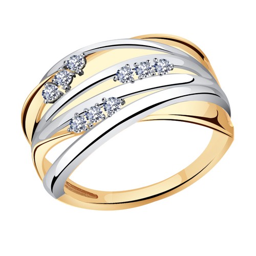 

Кольцо из золота р.  Александра 970001724860, Swarovski\фианит, 970001724860