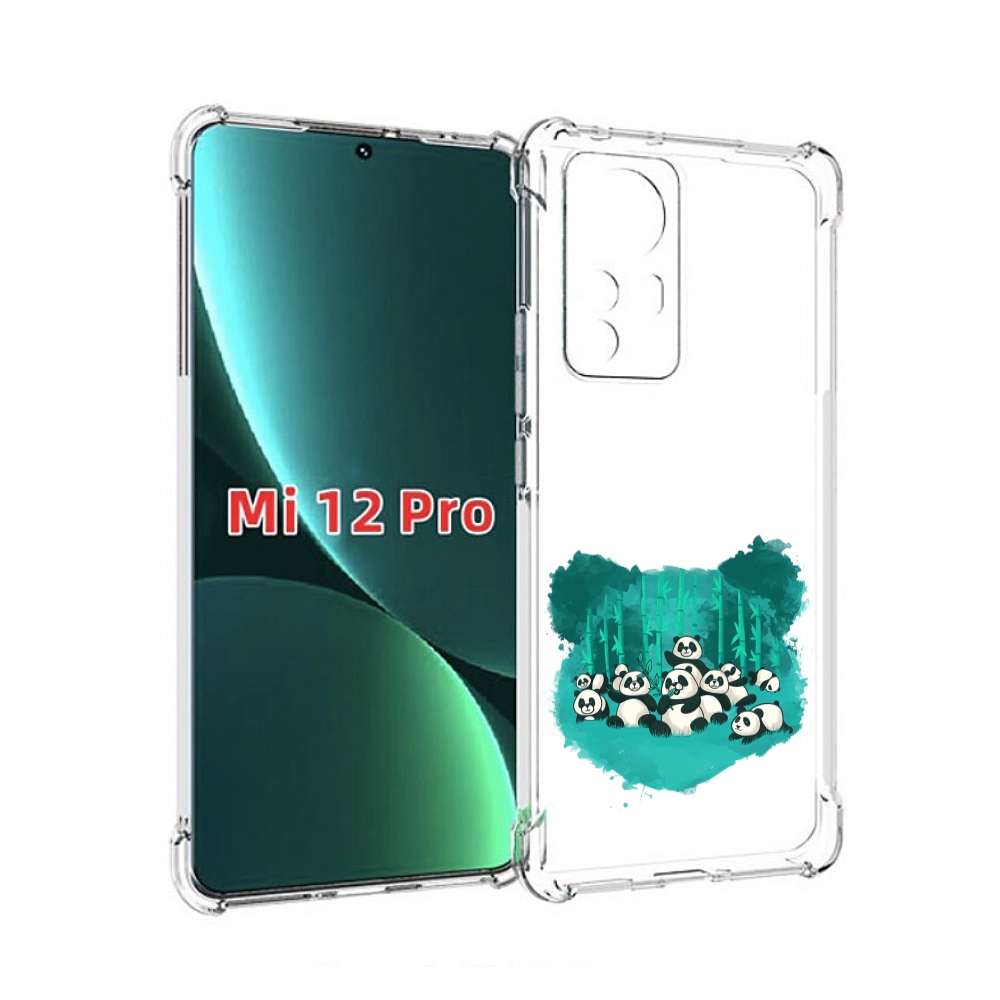 

Чехол MyPads нарисованные панды для Xiaomi 12S Pro, Прозрачный, Tocco