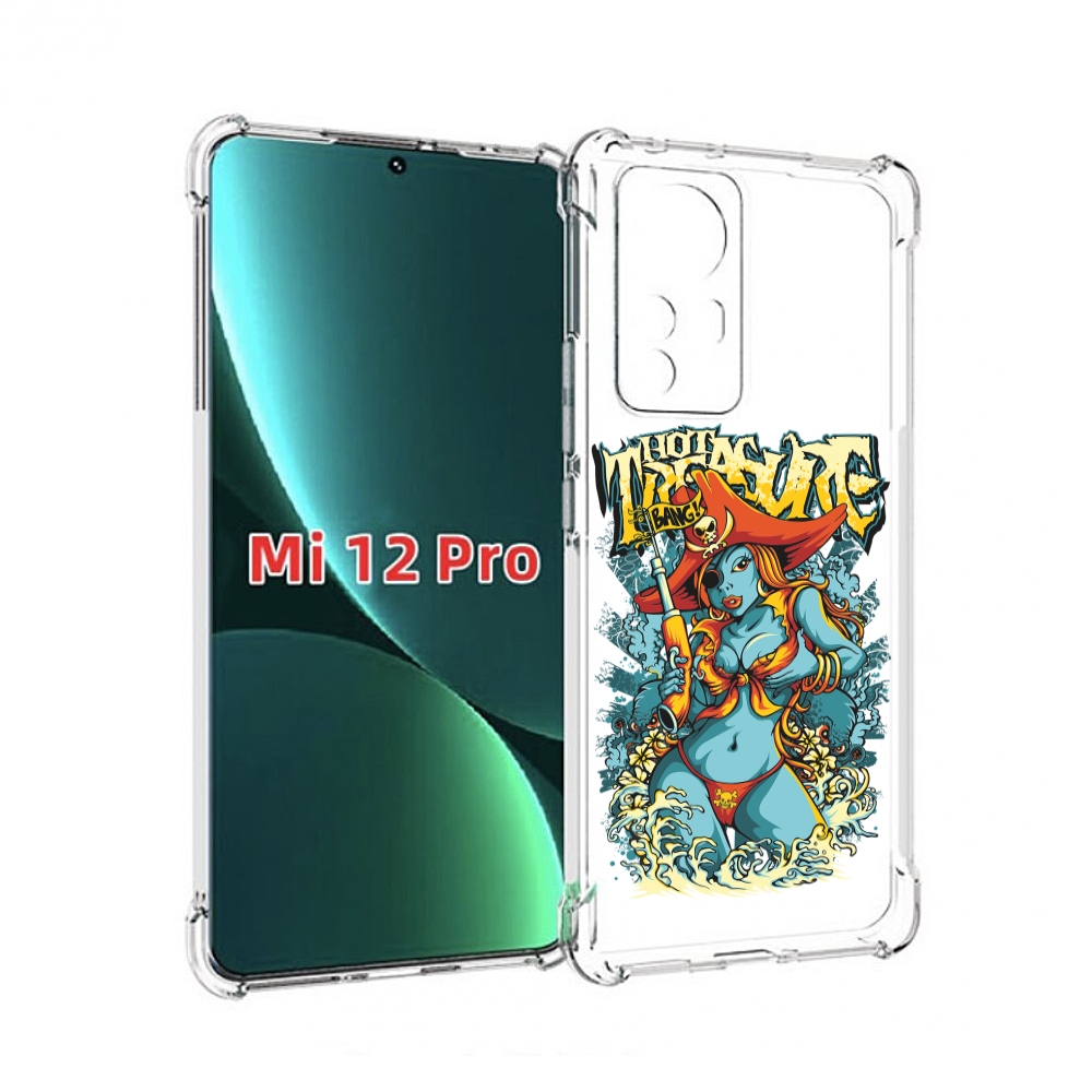 

Чехол MyPads нарисованная синяя девушка комикс для Xiaomi 12S Pro, Прозрачный, Tocco