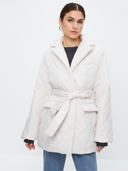 

Куртка женская ZARINA 3122430130 бежевая M, Бежевый, 3122430130