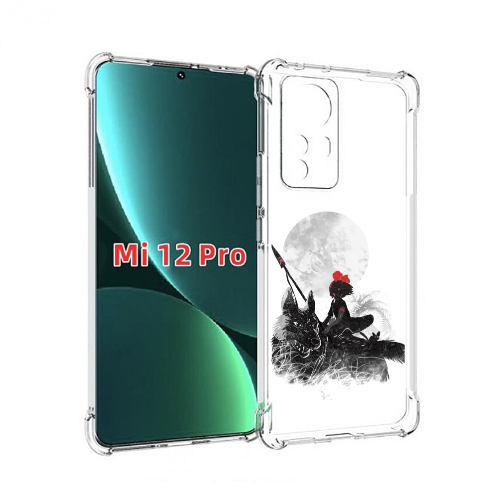 

Чехол MyPads мононоке для Xiaomi 12S Pro, Прозрачный, Tocco