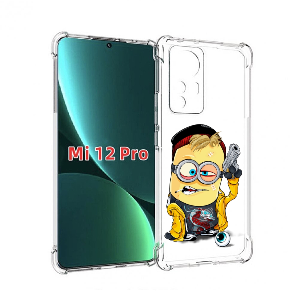 

Чехол MyPads миньон бандит для Xiaomi 12S Pro, Прозрачный, Tocco