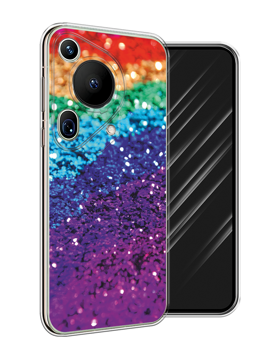 

Чехол Awog на Huawei Pura 70 Ultra "Блестящая радуга рисунок", Разноцветный, 6124550-1
