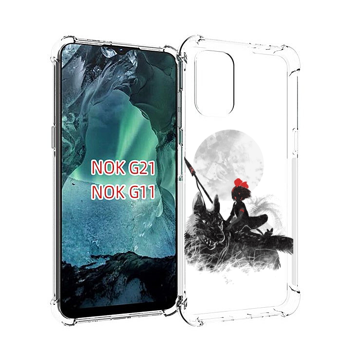 

Чехол MyPads мононоке для Nokia G11 / G21, Прозрачный, Tocco