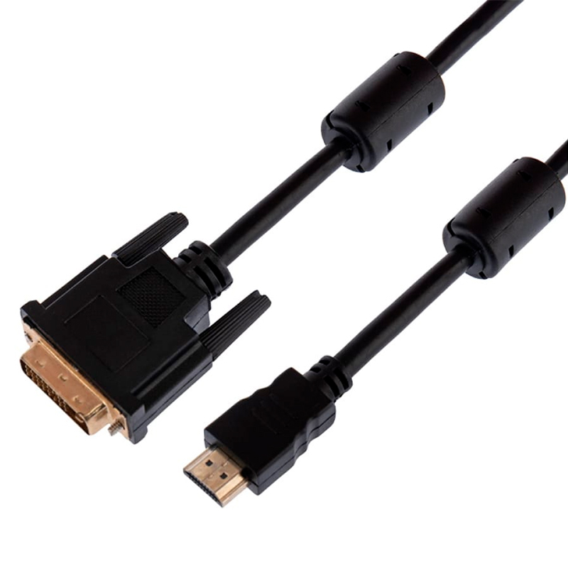 Кабель Rexant HDMI - DVI-D вилка-вилка 1.5м (SC002A) черный