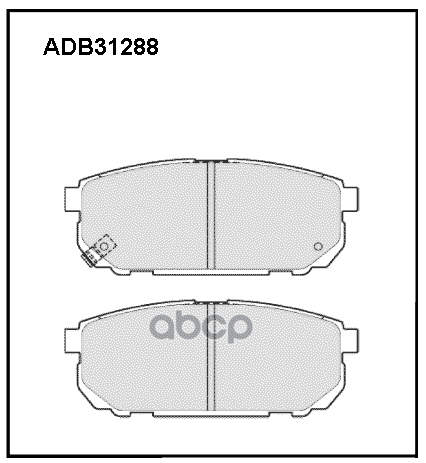 

Тормозные колодки ALLIED NIPPON задние ADB31288