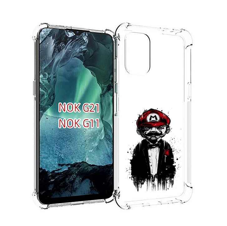 

Чехол MyPads марио для Nokia G11 / G21, Прозрачный, Tocco