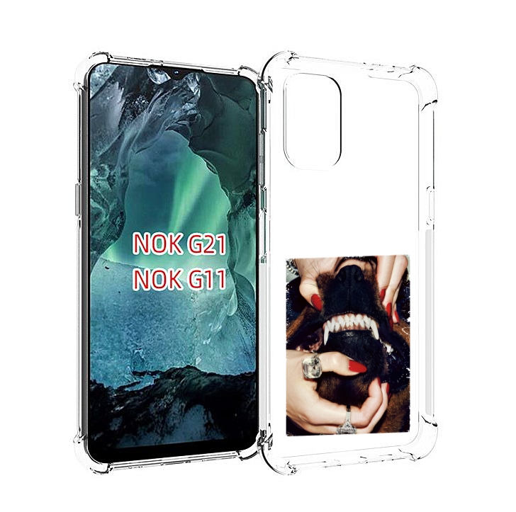 

Чехол Mypads Маникюр Для Nokia G11/G21, Прозрачный, Tocco